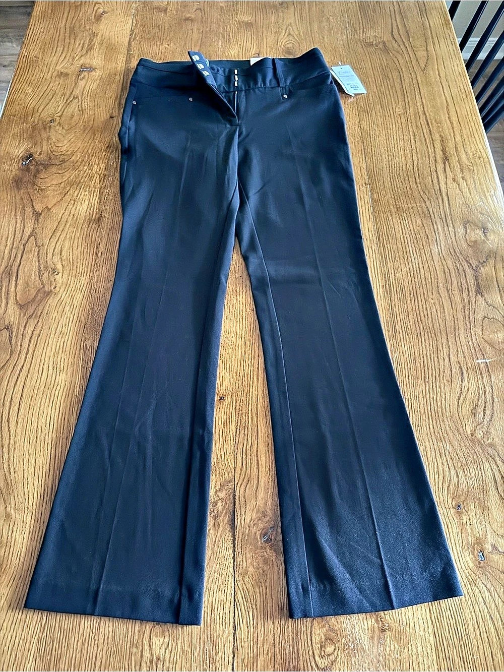 Candie's Modern Fit Bootcut Pants in Black Size 9 NWT